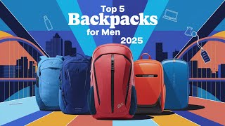 Top 5 Backpack for Men in 2025 On Amazon  Must Watch And Buy With Link  IDeal Selection Review [upl. by Egiaf]