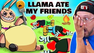 Hungry Llama Ate my Best Fruit Friends FGTeeV Cartoon Game turns SCARY [upl. by Verras813]