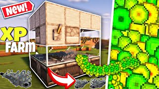 Minecraft 121  The Best Silverfish Exp Farm  50 Levels in 40 Seconds  Tutorial BedrockPe [upl. by Aehcsrop403]