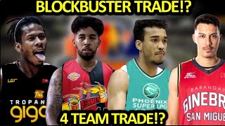 PBA UPDATES I BLOCKBUSTER 4 TEAM TRADE [upl. by Enellek]