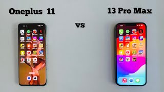 iphone 13 Pro Max vs Oneplus 11  Speed Test [upl. by Aiotal]