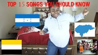 15 SONGS EVERY HONDURANGARIFUNA SHOULD KNOW [upl. by Udela686]