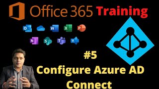 Configure Azure Ad connect to Synchronize Domain users to Azure  office365 training ampcertification [upl. by Lally]