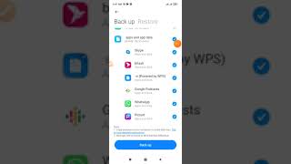 How to BlueMail App backup Setting on Redmi Note 10 and 10pro [upl. by Kries376]