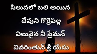 సిలువలో బలి అయిన దేవుని గొర్రెపిల్ల Siluvalo Baliaina Devuni GorrepillaTelugu Christian Songs [upl. by Egerton591]