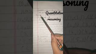 quantitative reasoning Q1 [upl. by Erastatus]