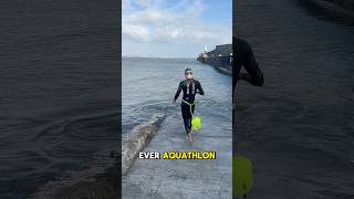 Debut Aquathlon FULL RACE VLOG OUT triathlon [upl. by Acimat]