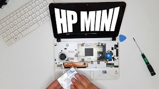 HP Mini 110 Hard Drive and OS install [upl. by Mehcanem]