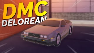 Microblock Car DMC DeLorean Speedbuild  Roblox Build a Boat for Treasure [upl. by Lennon]