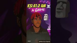 KSI At 2 AM 😶‍🌫ksi ksifunnymoments short [upl. by Akoyn]