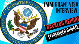 IMMIGRANT VISA INTERVIEW BACKLOG REPORT [upl. by Myrtle]