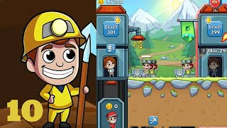 idle Miner tycoon walkthrough 10 with Titans Thunder Arcade🕹️ android mining minecraft minivlog [upl. by Crespi]