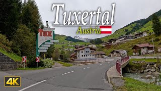 Driving up the Tuxertal Valley from Mayrhofen to Hintertux in the Austrian Alps [upl. by Tiga]