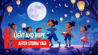 Celebrate Moon Festival  Light and Hope After Storm Hagi  English for Kids [upl. by Buehrer]