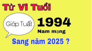 Tử vi tuổi Giáp Tuất 1994 nam mạng sang năm 2025 làm ăn may mắn có tài lộc [upl. by Downes]