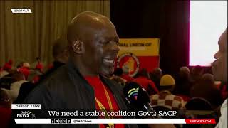 GNU  We need a stable coalition government Solly Mapaila [upl. by Riebling]