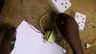 How to connect a transformer to power supply and connect load to it [upl. by Corene619]