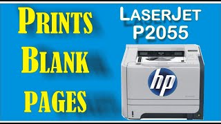 How to fix LaserJet P2055 blank page fault  hp canon laserjet repair diy [upl. by Eniamirt]