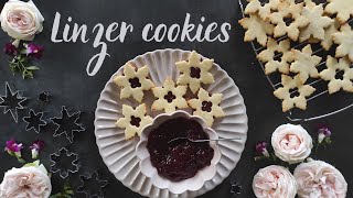 The EASIEST LINZER COOKIE RECIPE Youll Ever Make [upl. by Evers]