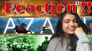 Canadian Nepali Reacting to Azadi Tribute to Freedom Fighters Reaction  Reaction to India [upl. by Nahtnahoj936]