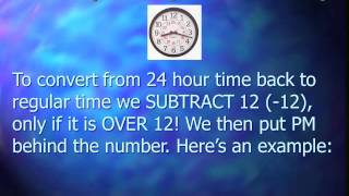 Advanced Telling Time Modules  Part 2  Military Time amp 24 Hour Clock [upl. by Anirres858]