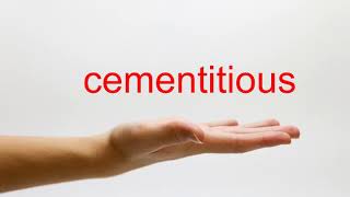 How to Pronounce cementitious  American English [upl. by Harp]