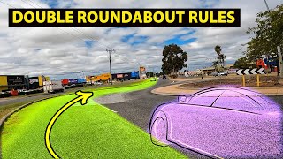 Double Lane Roundabouts Australia EXPLAINED [upl. by Meadows]