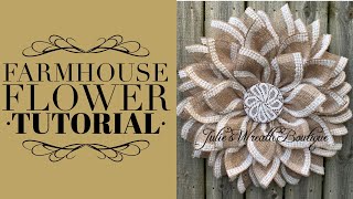 How to Make a Wreath  Make a Wreath  DIY Wreath Tutorial  How to Make a Flower Wreath  Fall [upl. by Ploch]