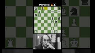 Mikhail tal brilliancy☠️ magnuscarlsen chess gmhikaru gothamchess levyrozman brilliant [upl. by Elatsyrk]