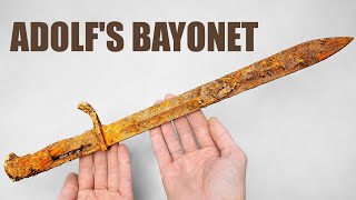 Rusty German Bayonet Restoration Artifact from the battlefield [upl. by Lesko298]