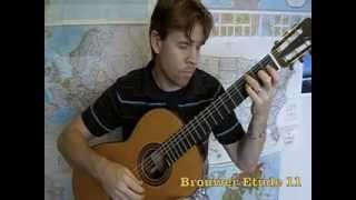 Leo Brouwer Etude 11 [upl. by Nyrehtac141]