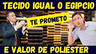 Tecido TRICOLINE 100 ALGODÃO é bom Para CAMISA [upl. by Esyak]