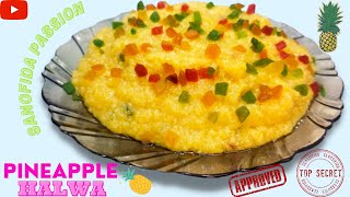 Pineapple Halwa Recipe  Halwa halwa [upl. by Ruyle980]