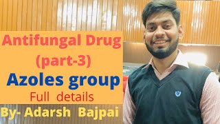 ANTIFUNGAL DRUGpart3AZOLES GROUP Introduction Mechanism Kinetic Dynamic IN HINDI ByADARSH BAJPAI [upl. by Cerallua]