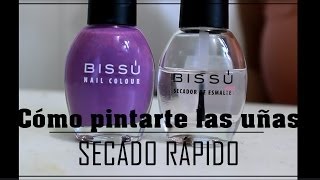 Como Pintarte y SECARTE Las Uñas RÁPIDO 💅 Truco de 1 minuto ⌛ [upl. by Nosnar]