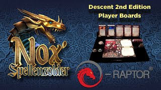 Special eraptor Descent 2nd Edition Player Board Organizer [upl. by Strohben]