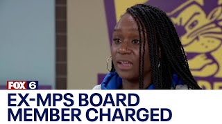 Former MPS school board member charged with misconduct  FOX6 News Milwaukee [upl. by Margret]