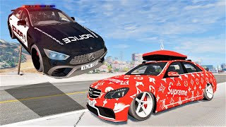 EXTREME POLIZEI VERFOLGUNG 🚨💥😬 Autorennen  BeamNG GamePlay [upl. by Robbie31]