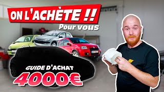 GUIDE DACHAT Quelle voiture acheter pour rouler PAS CHER On l’a achetée [upl. by Aromas]