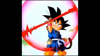 Kid Goku Aura 9999  Dragon ball z edit anime goku krllin [upl. by Sherj]