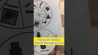 Minecraftthemed Speech Therapy Read Spin and Create Sentences shots speechtherapy minecraft [upl. by Aihsekan952]