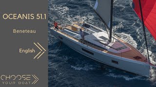 OCEANIS 511  Beneteau Guided Tour Video in English [upl. by Eriam]