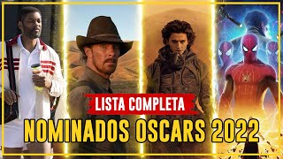 🟡 NOMINADOS OSCARS 2022  Lista Completa 2022 🏆 [upl. by Nisior]