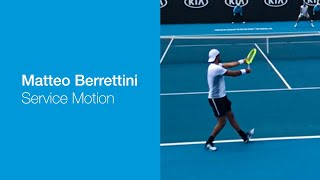 Matteo Berrettini Serving Big [upl. by Haerb]