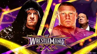 😱Undertaker vs Brock lesner wwe undertaker brocklesnar WRETLEMAINIA 30 [upl. by Lewison]