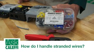 How do I handle stranded wires [upl. by Enirrok]