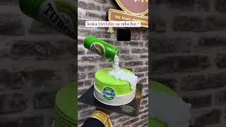 Tag that beer lover  🍻 Unique Tuborg Beer Can Cake  A Delicious Twist on Celebrations 🎂 [upl. by Noryb]