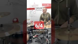 🔥 Boost your single pedal speed 🥁 drums singlepedal exercise lesson footpedal tutorial short [upl. by Ag907]