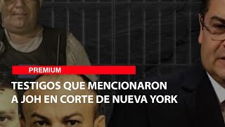 Testigos que mencionaron a JOH en Corte de Nueva York [upl. by Sitrik523]