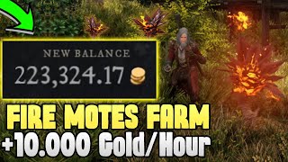 NEW WORLD Gold Farm 2023 10000 Gold Per Hour Fire Mote Eart Mote WyrdWood IronWood Cutlass Keys [upl. by Levina]